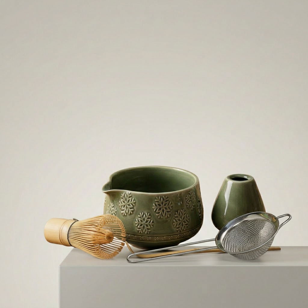 Dark Green matcha kit (5pcs)